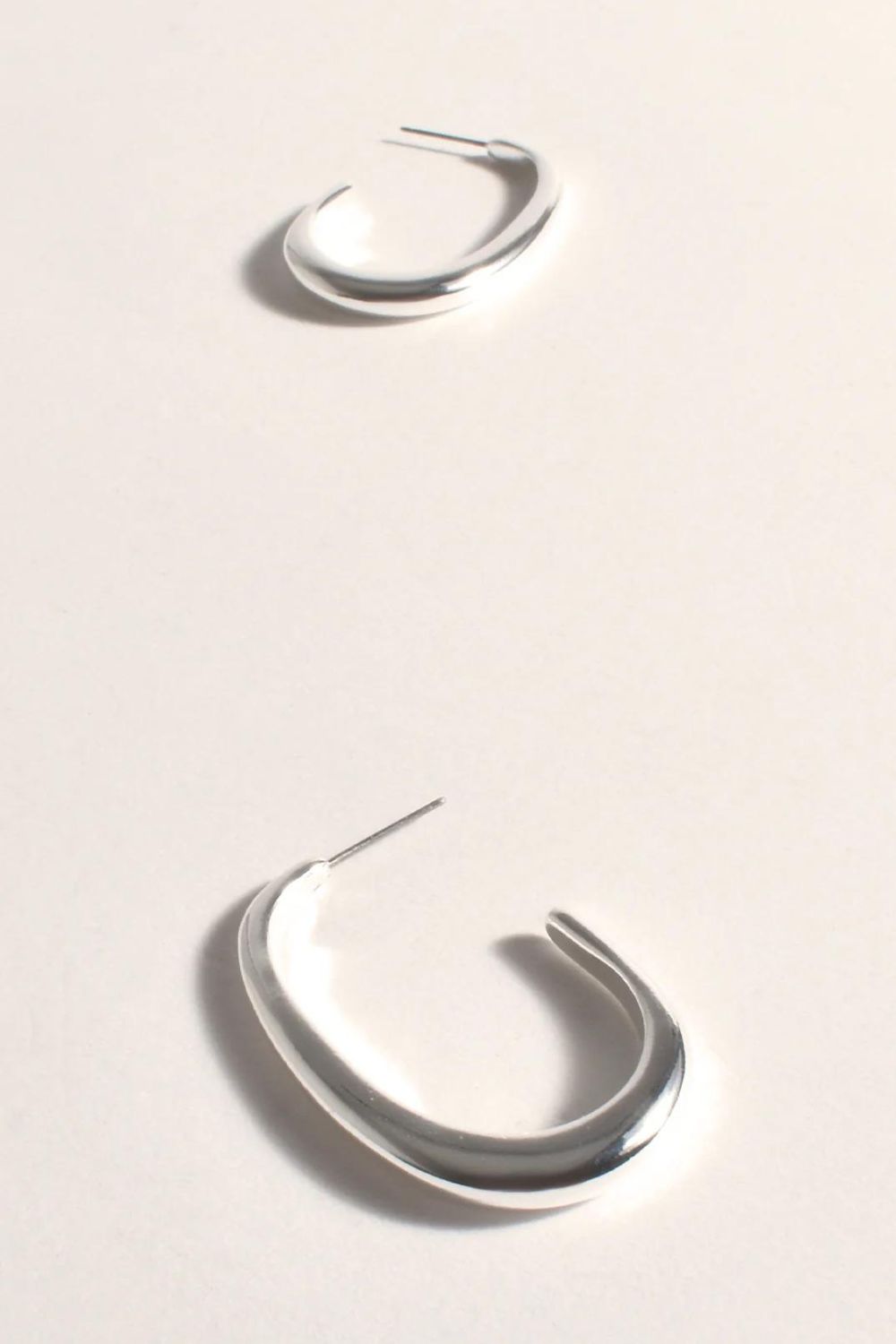Adorne Milly Statement Metal Hoops