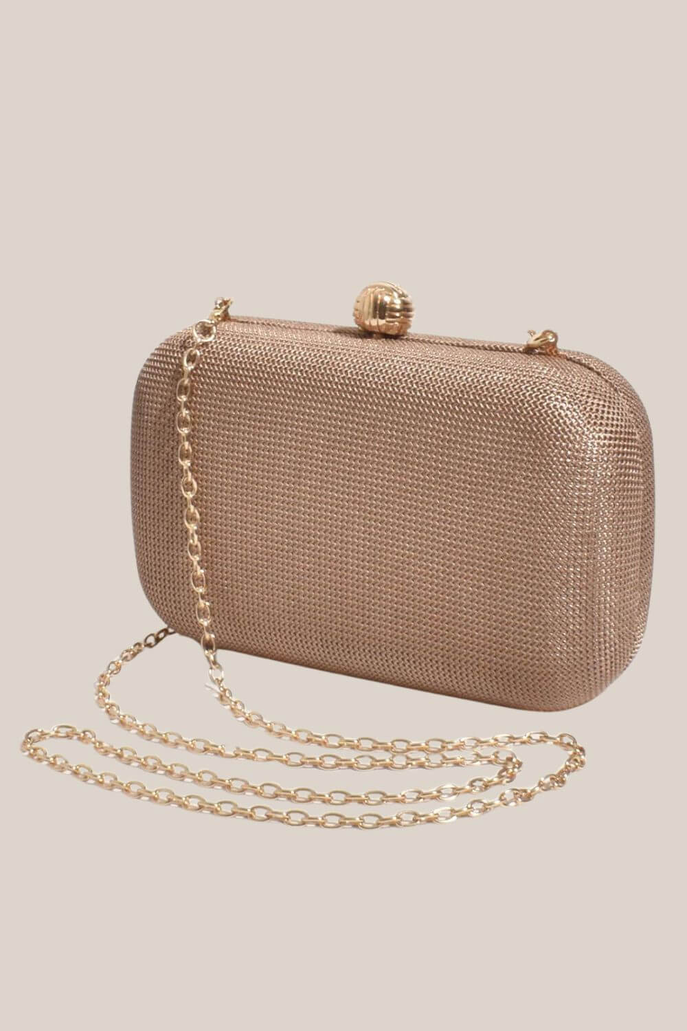 Adorne Ella Woven Structured Clutch