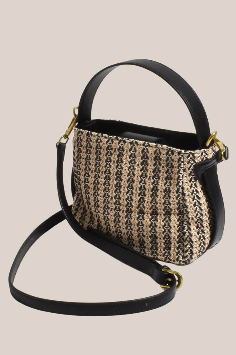 Adorne Lottie Woven Mini Handbag