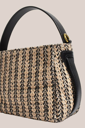 Adorne Lottie Woven Mini Handbag