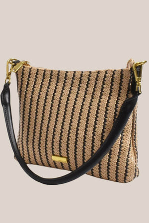 Adorne Iris Woven Shoulder Bag