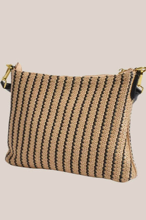 Adorne Iris Woven Shoulder Bag