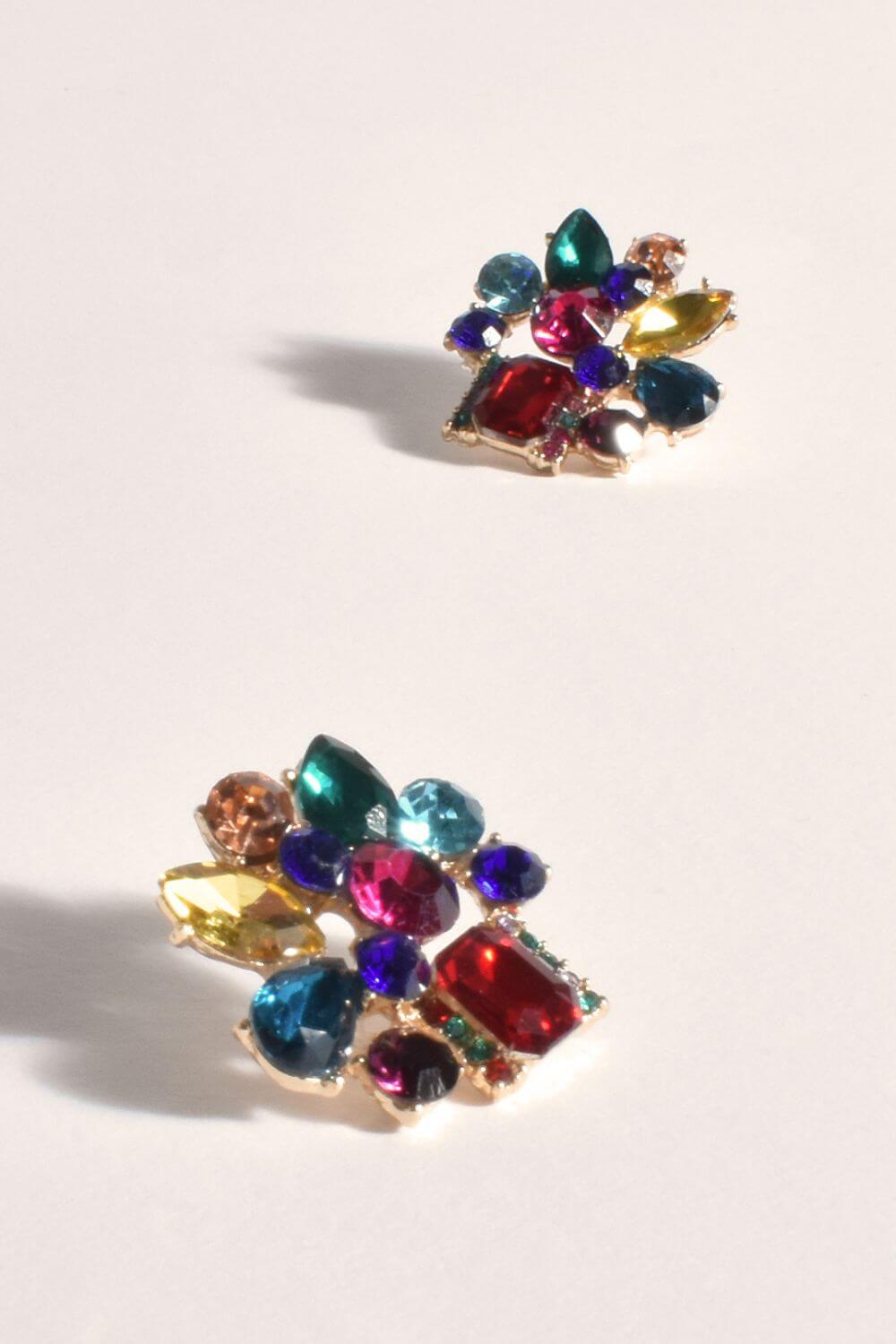 Adorne Assorted Jewel Earrings