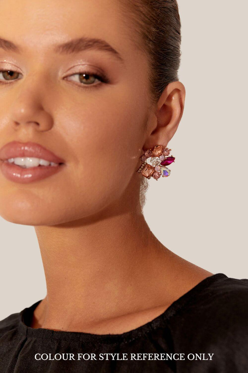 Adorne Assorted Jewel Earrings
