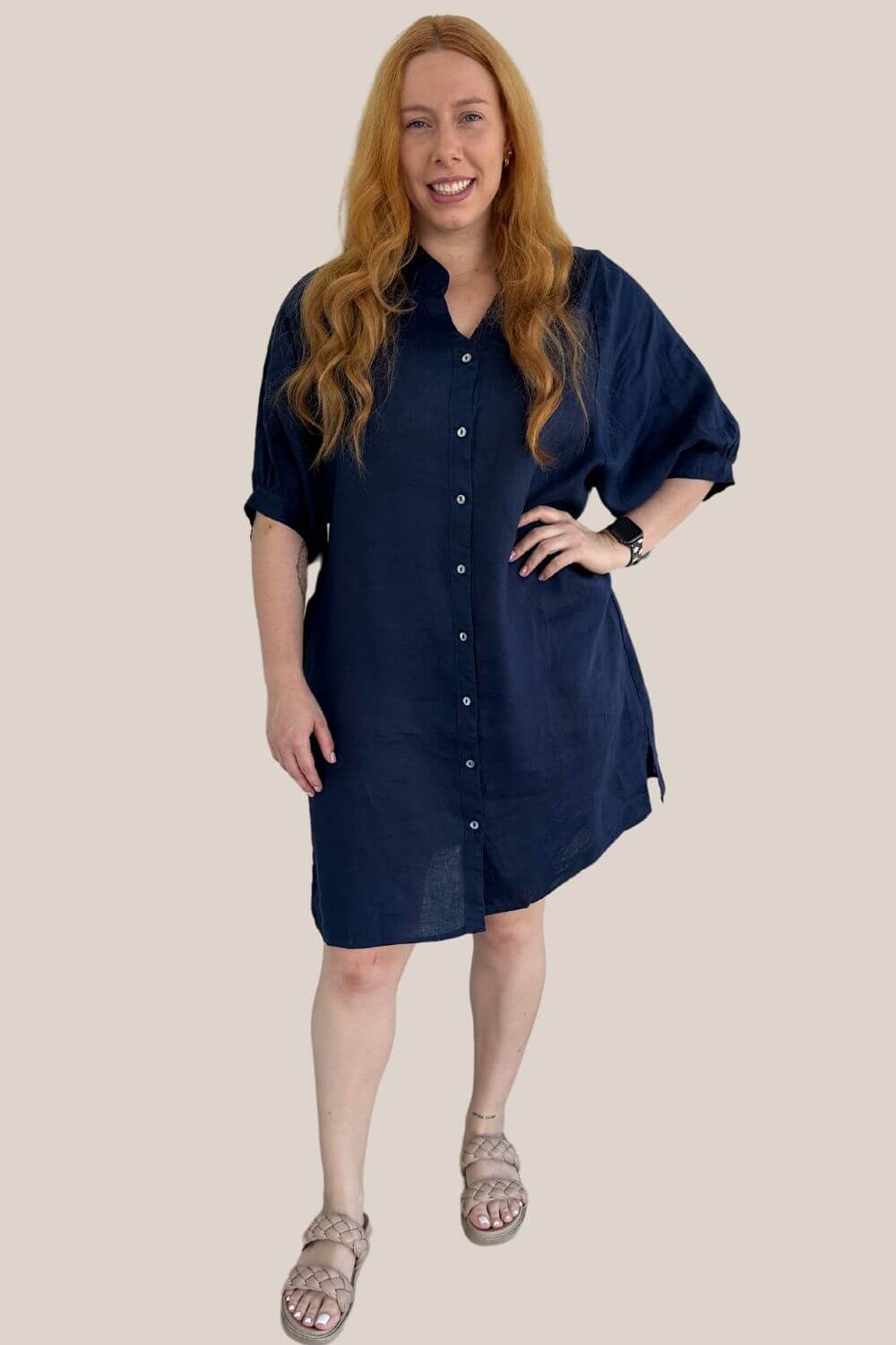 Worthier Annya Linen Dress