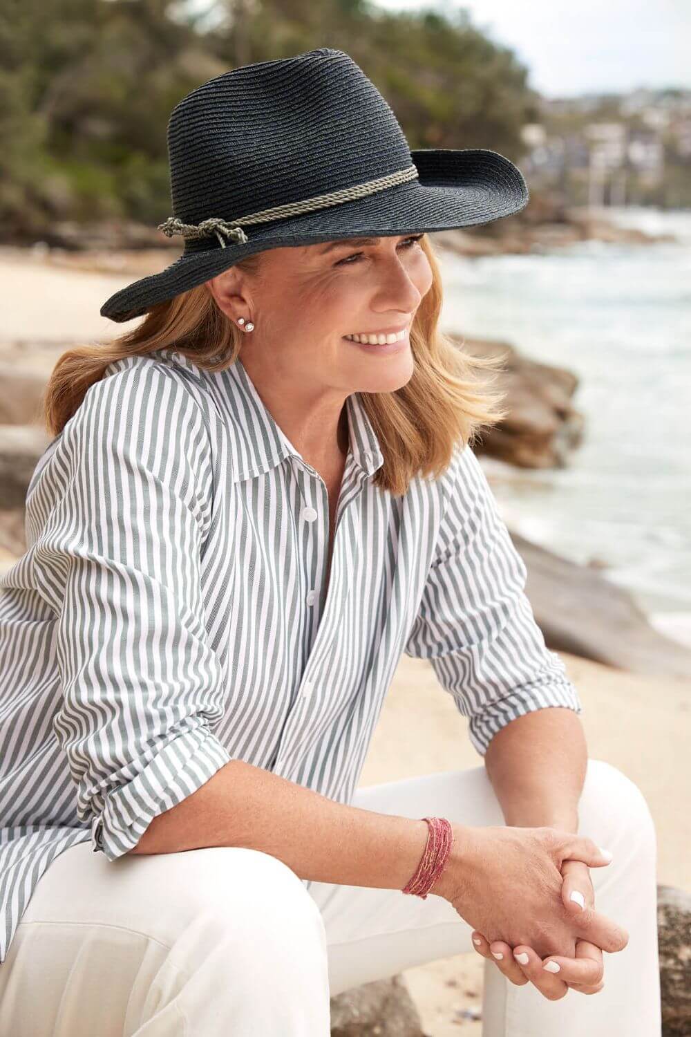 Deborah Hutton Stradbroke Rafia Cowboy Hat