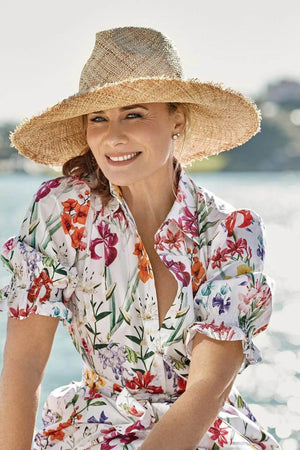 Deborah Hutton Sorrento Wide Brim Hat