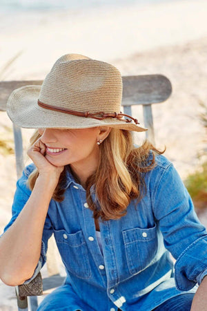 Deborah Hutton Bedarra Rafia Cowboy Hat