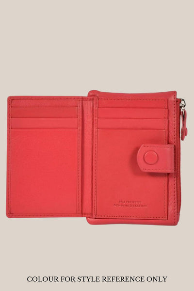 Gabee Collins RFID Compact Leather Wallet