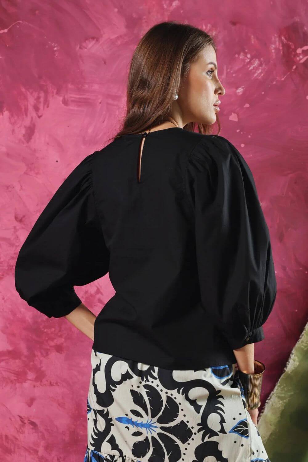 Maude Vivante Cali Puff Sleeve Blouse