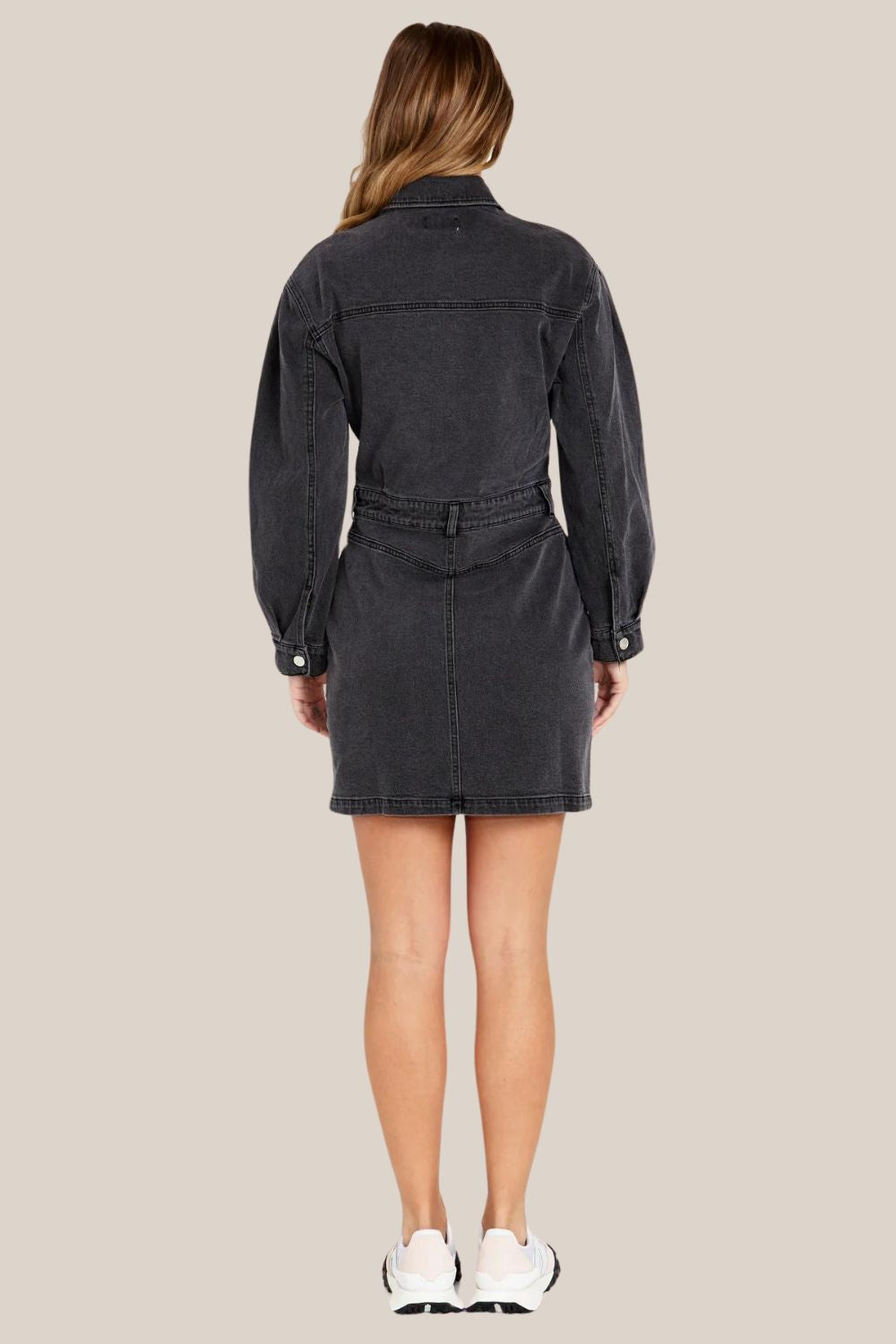 Sass Gabrielle Long Sleeve Denim Dress