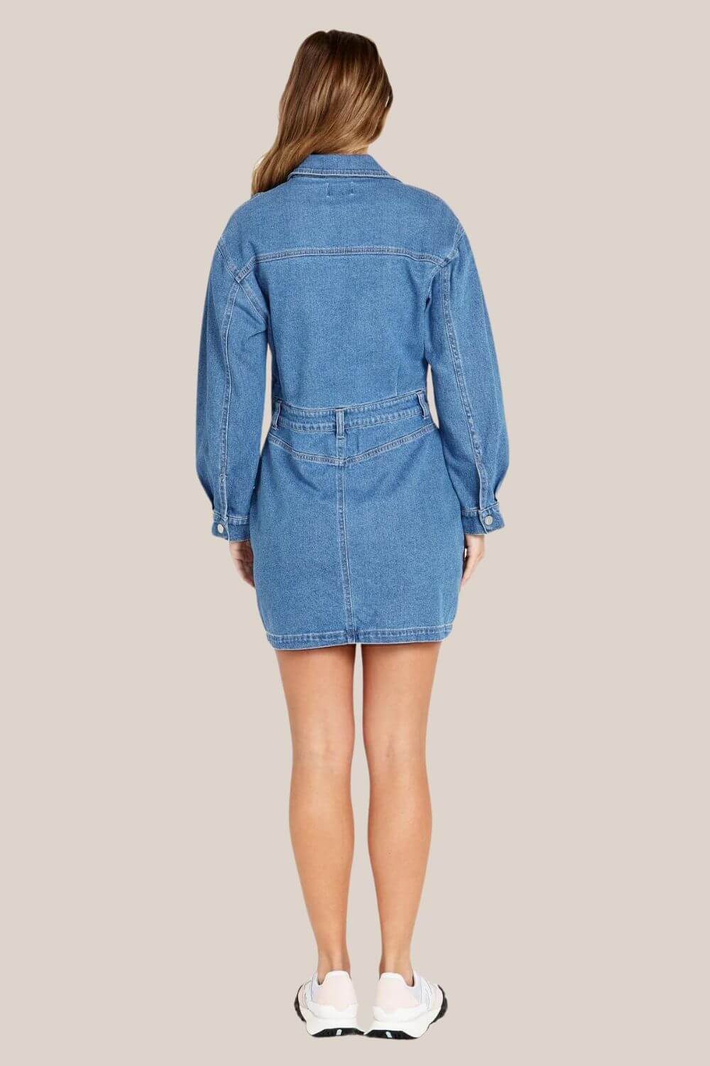 Sass Gabrielle Long Sleeve Denim Dress