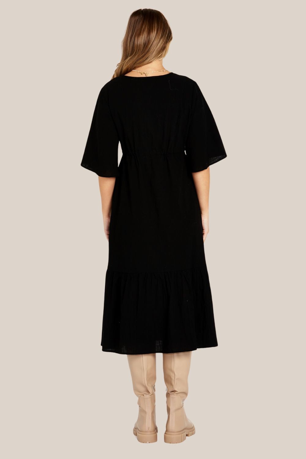 Sass Sonya Midi Tiered Dress