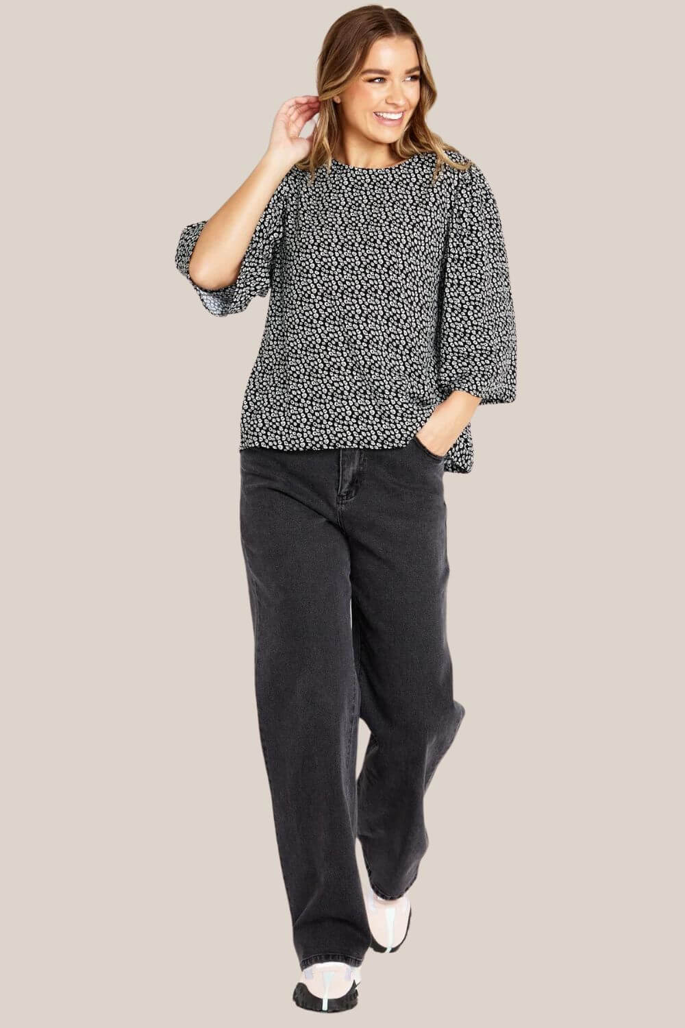 Sass Nicolette Kimono Sleeve Top