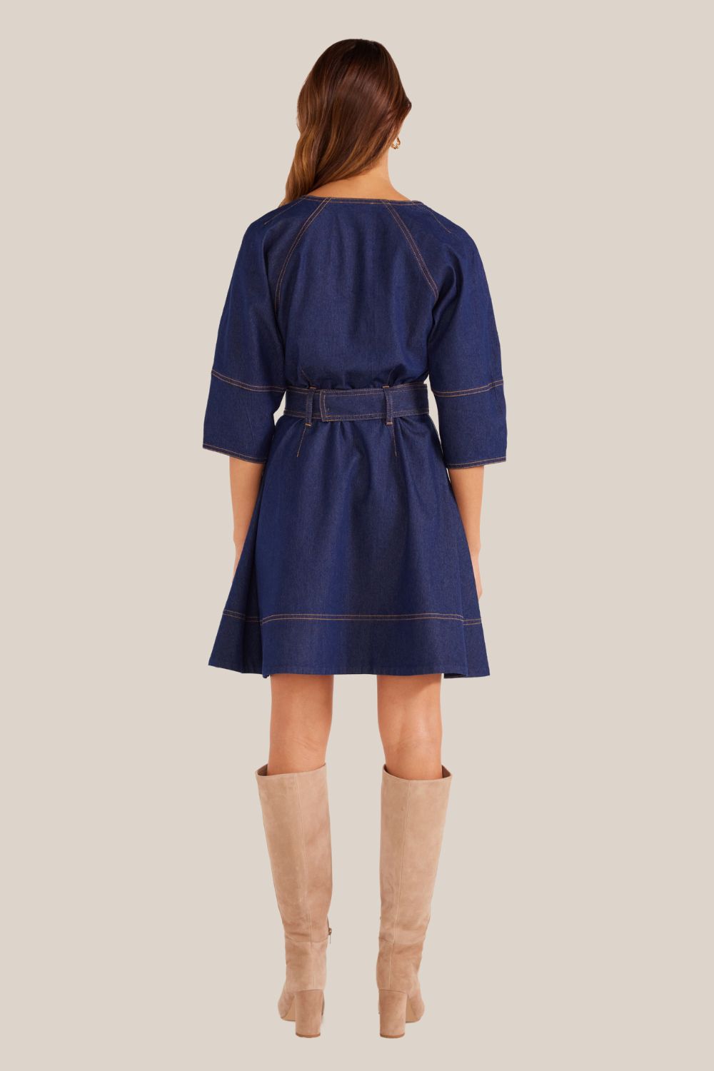 Mink Pink Kenzie Denim Mini Dress