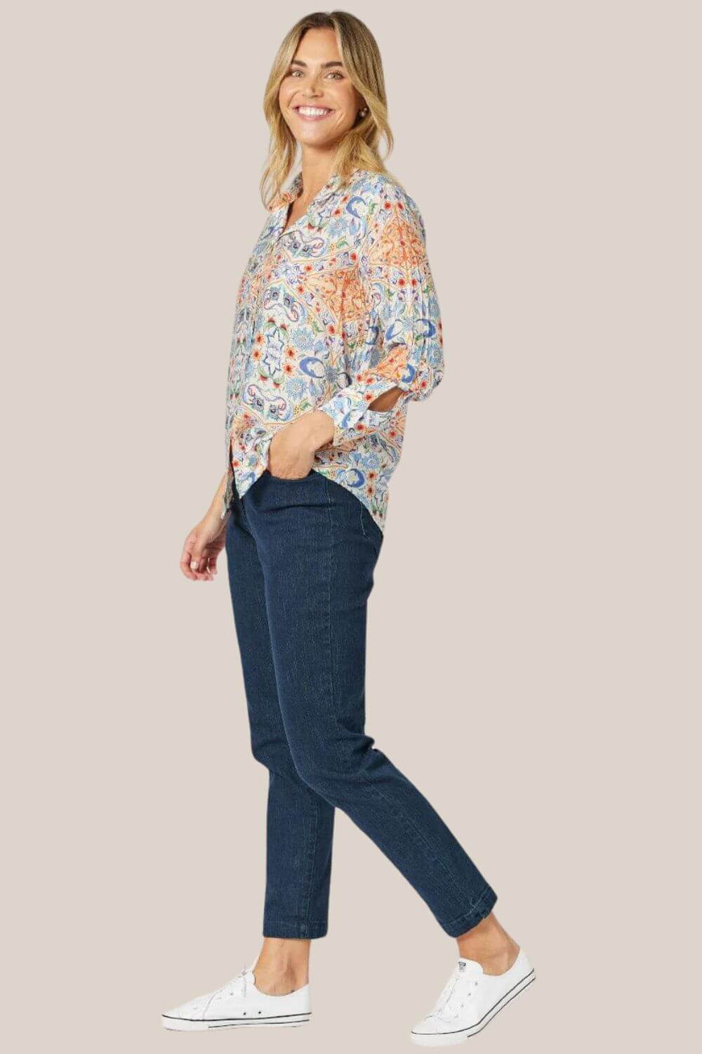 Gordon Smith Mykonos Print Shirt