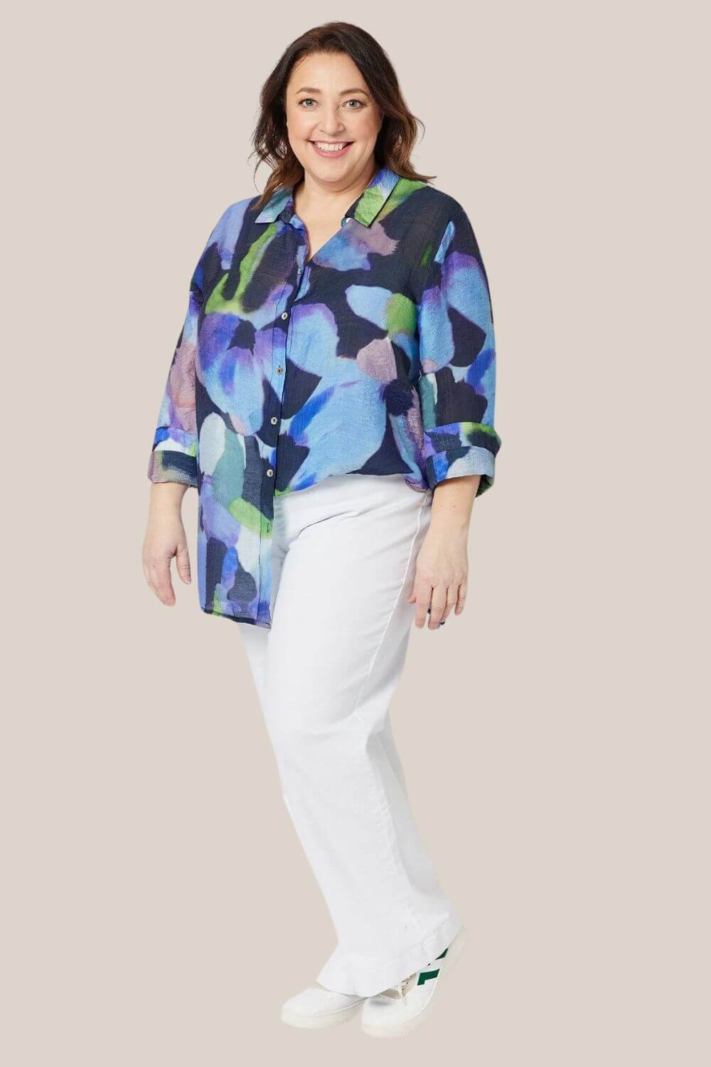 Clarity Iris Print Shirt