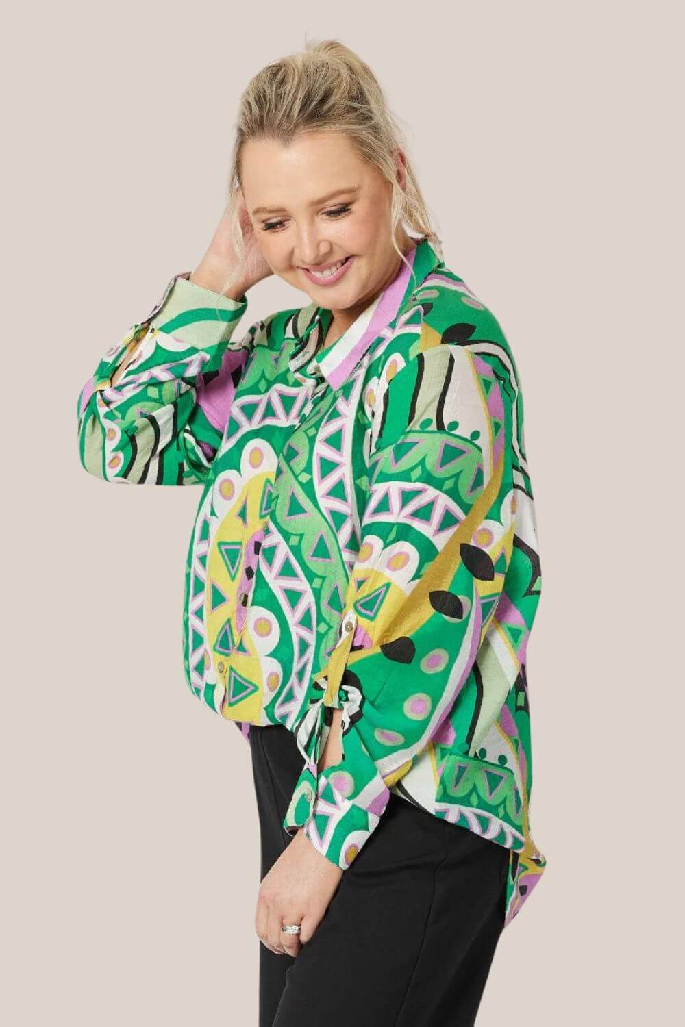 Clarity Mosaic Print Shirt