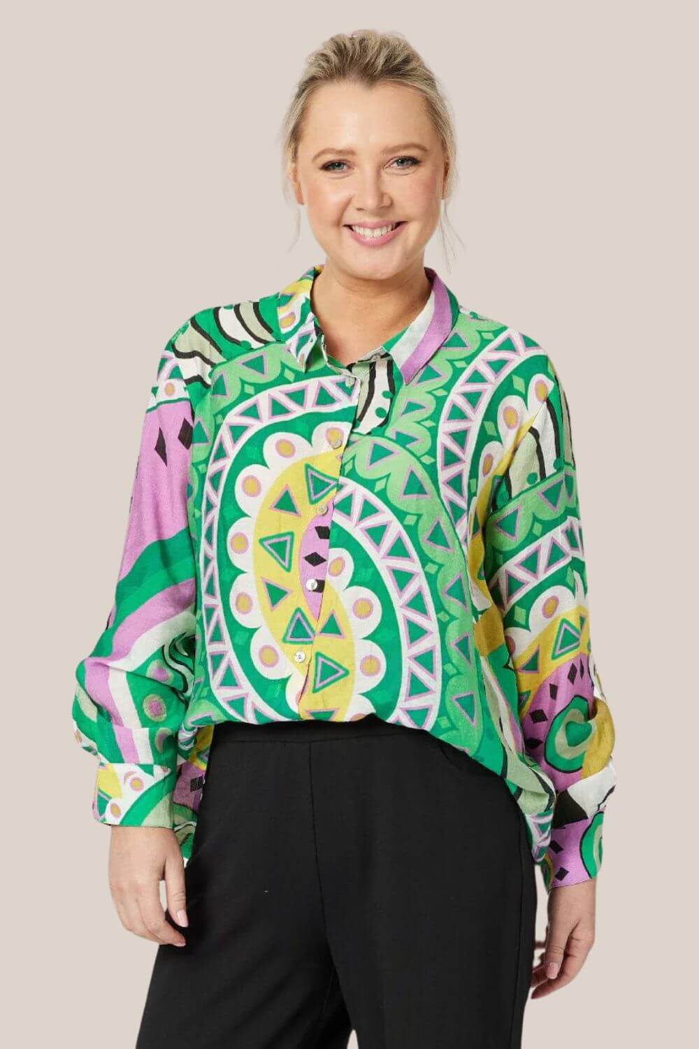 Clarity Mosaic Print Shirt