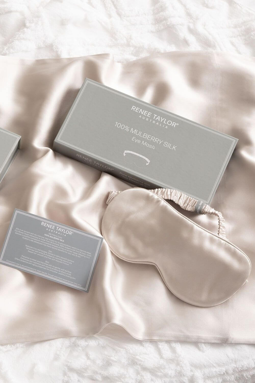 Renee Taylor 100% Mulberry Silk Eye Mask