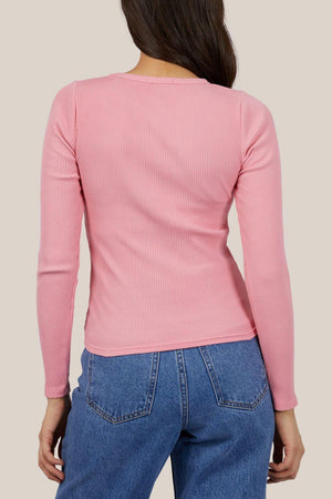 All About Eve Rib Baby Long Sleeve Tee