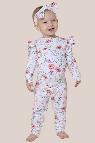 Snuggle Hunny Meadow Organic Growsuit