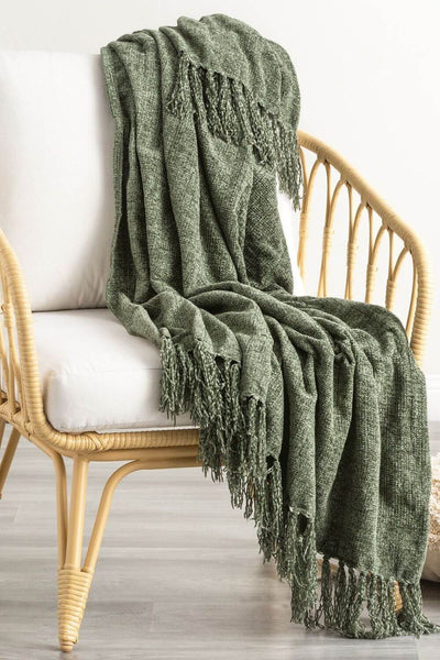 Renee Taylor Newland Chenille Throw 130 x 170cm