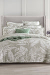 Renee Taylor Palm Tree Jacquard Quilt Cover Set - Queen