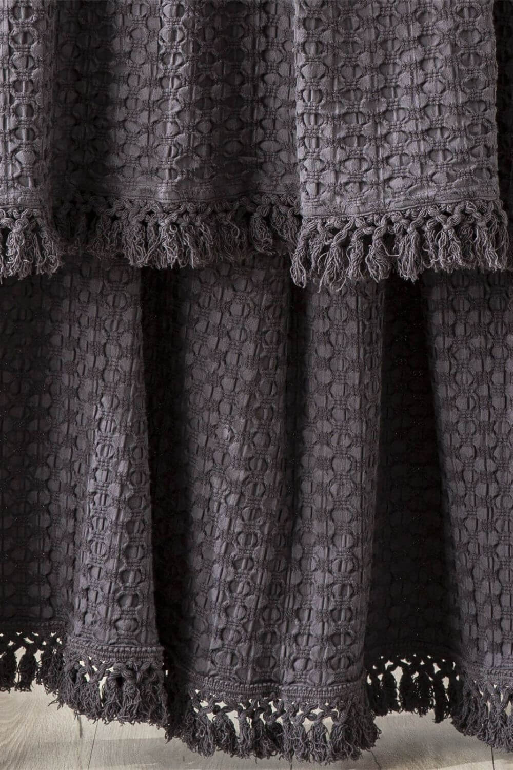 Renee Taylor Alysian Washed Cotton Textured Throw 130 x 200cm