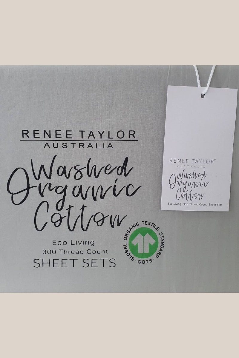 Renee Taylor 300 TC Organic Cotton Sheet Set - Queen