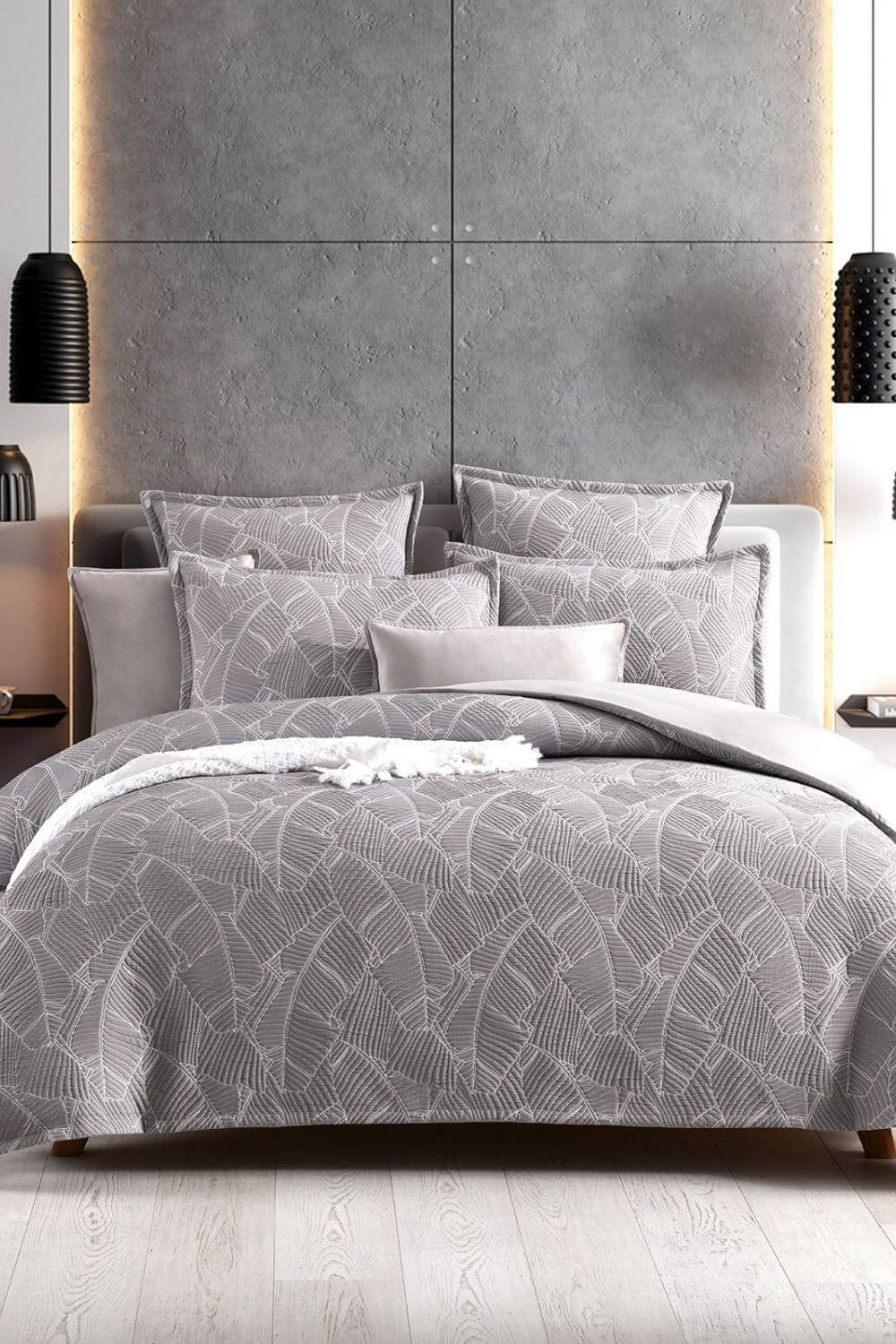 Renee Taylor Bengali Jacquard Quilt Cover Set - King