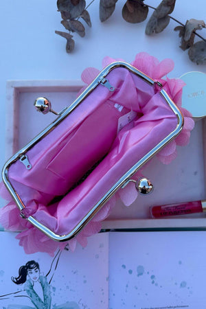 BoElle Flower Petal Clutch