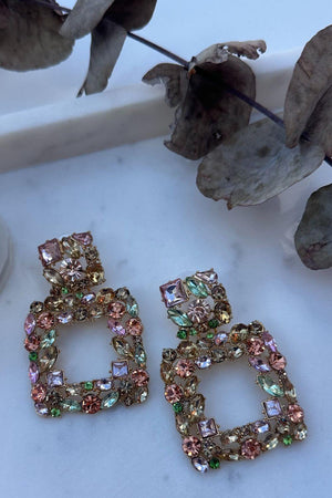 BoElle Geometric Statement Earrings