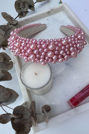 BoElle Wide Pearl Headband
