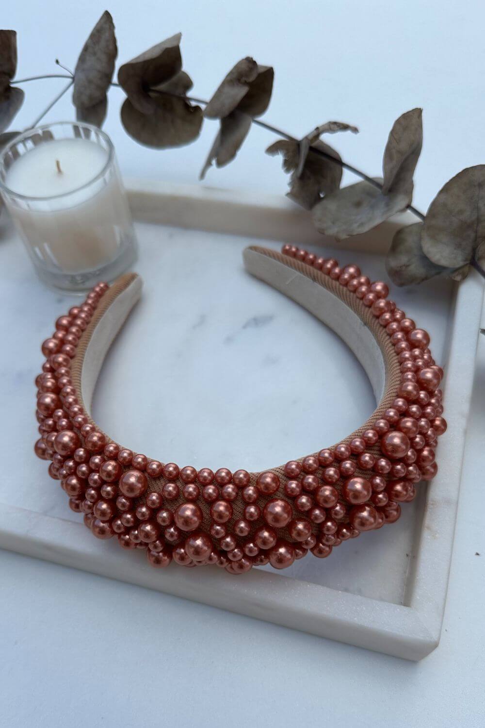 BoElle Wide Pearl Headband