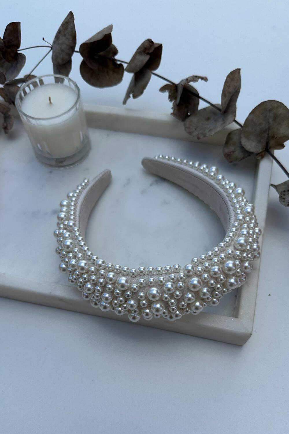 BoElle Wide Pearl Headband