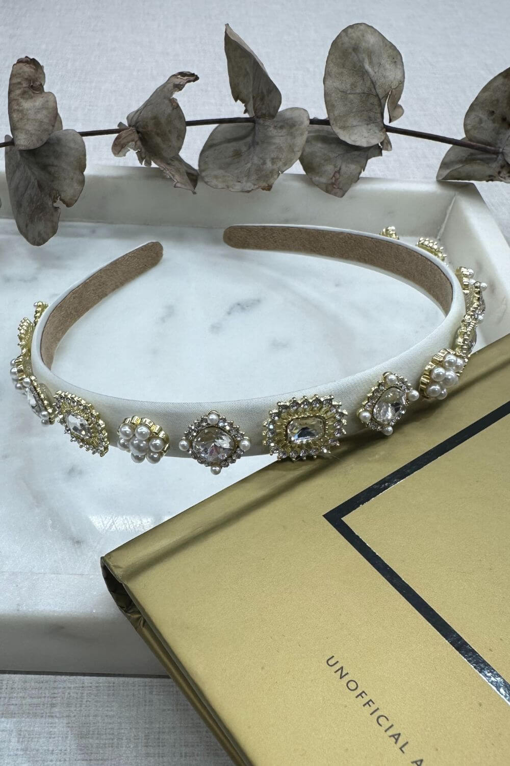 BoElle Zirconia & Pearl Headband
