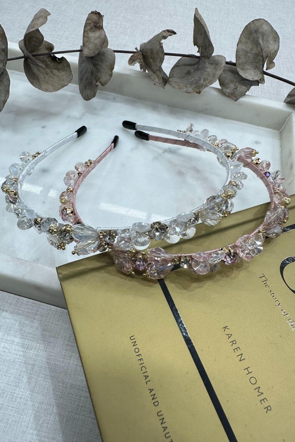 BoElle Elegant Crystal Design Headband
