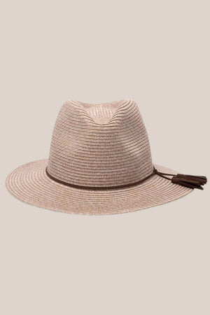 Evoke Rosebud Flexibraid Fedora Hat