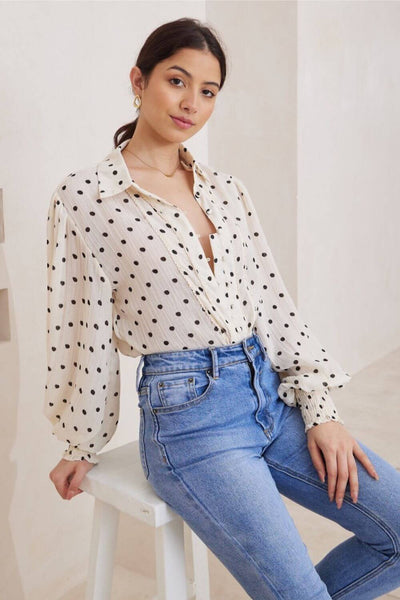 Ingrid Polka Dot Shirt