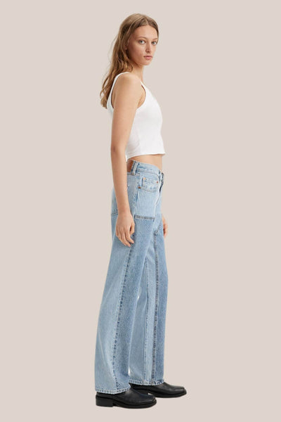 Levi Womens 501 90s Chaps Done and Dusted Jeans