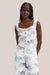 Levi Womens Alani Print Corset Top