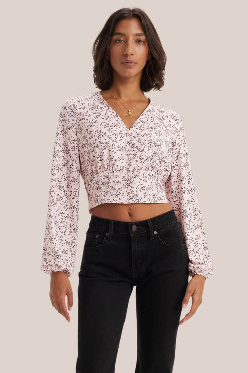 Levi Womens Tamara Floral Blouse