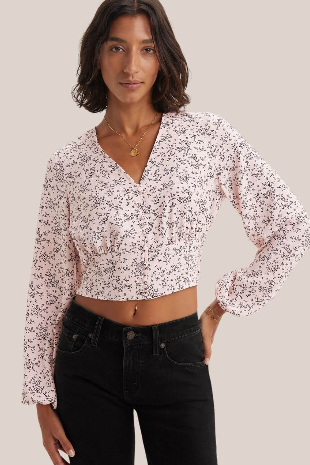 Levi Womens Tamara Floral Blouse