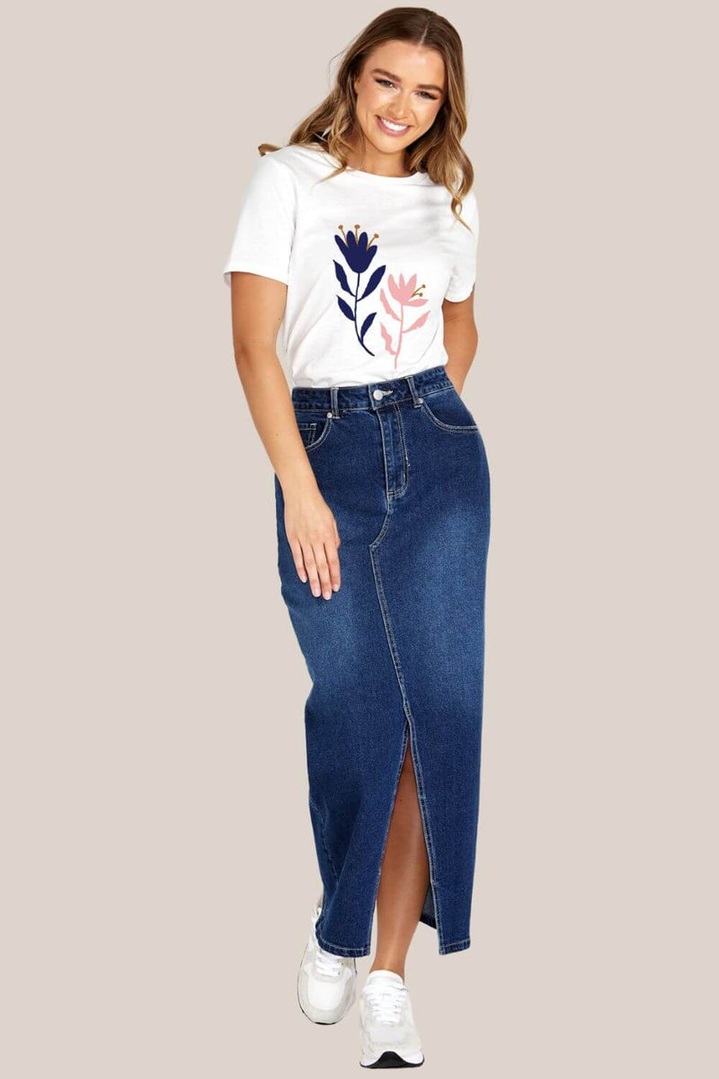 Sass Connie Printed Tee