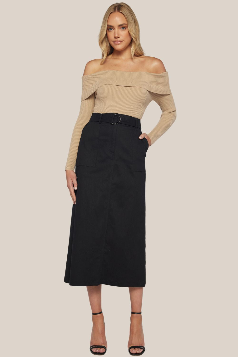 Winny Cotton Maxi Skirt