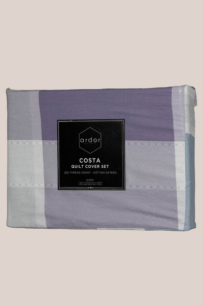 Ardor Costa Quilt Cover Set - Queen