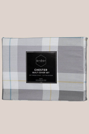 Ardor Chester Quilt Cover Set - King