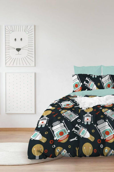 Ardor Glow Robo Quilt Cover Set - Single