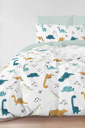 Ardor Glow Asaurus Quilt Cover Set - Single